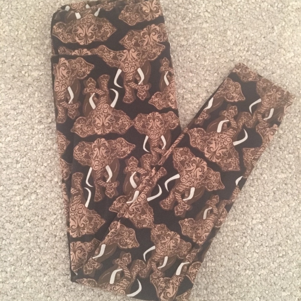 LulaRoe TC Elephant Leggings